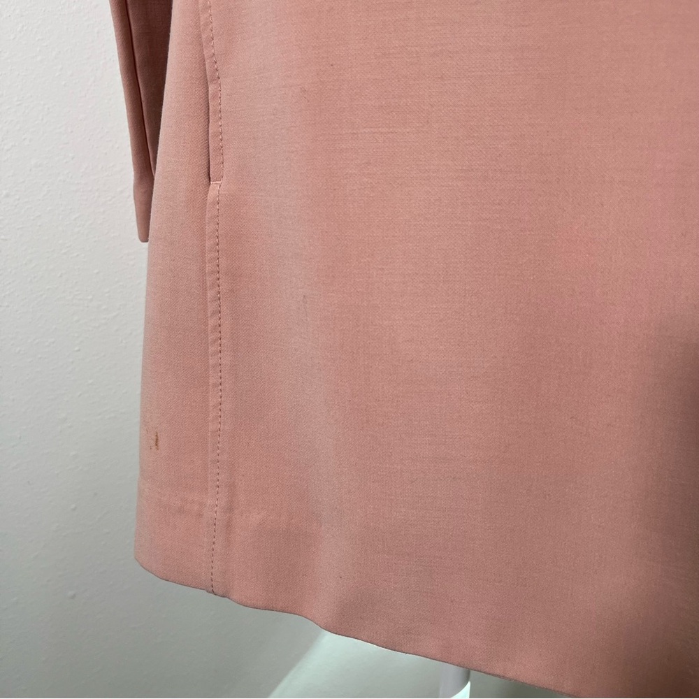 Abercrombie & Fitch Baby Pink Blush Trench Coat Y2K Vtg Womens Size Medium - Picture 5 of 9